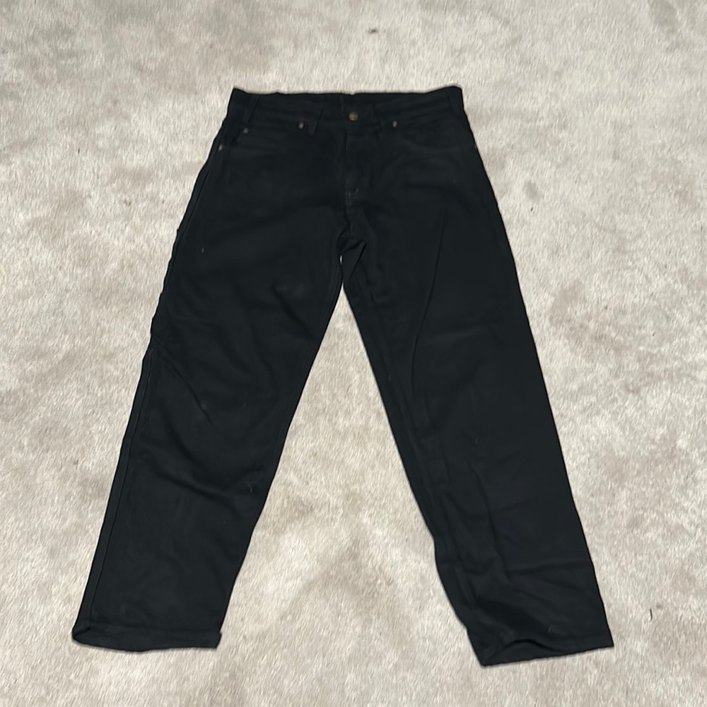 Double Knee Work Jeans, Black